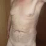 One naked mature man