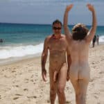 Naughty on the beach