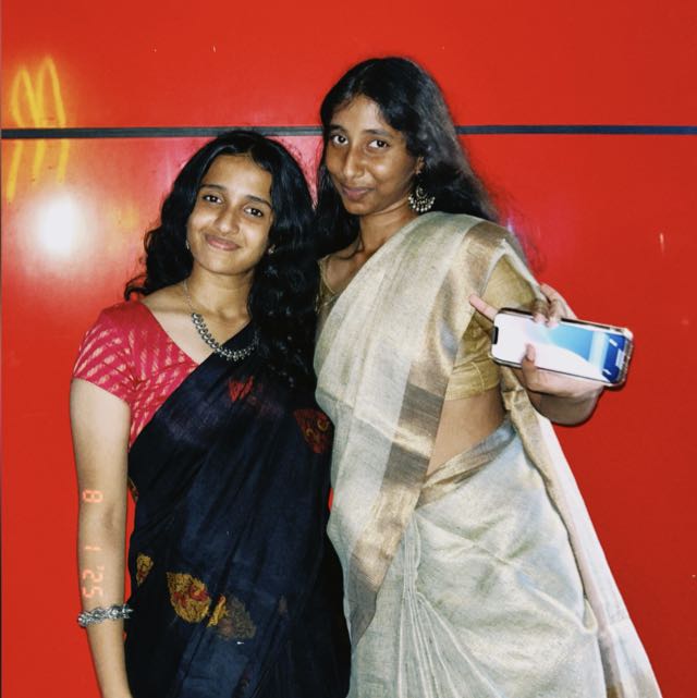 Indian girls with long hair