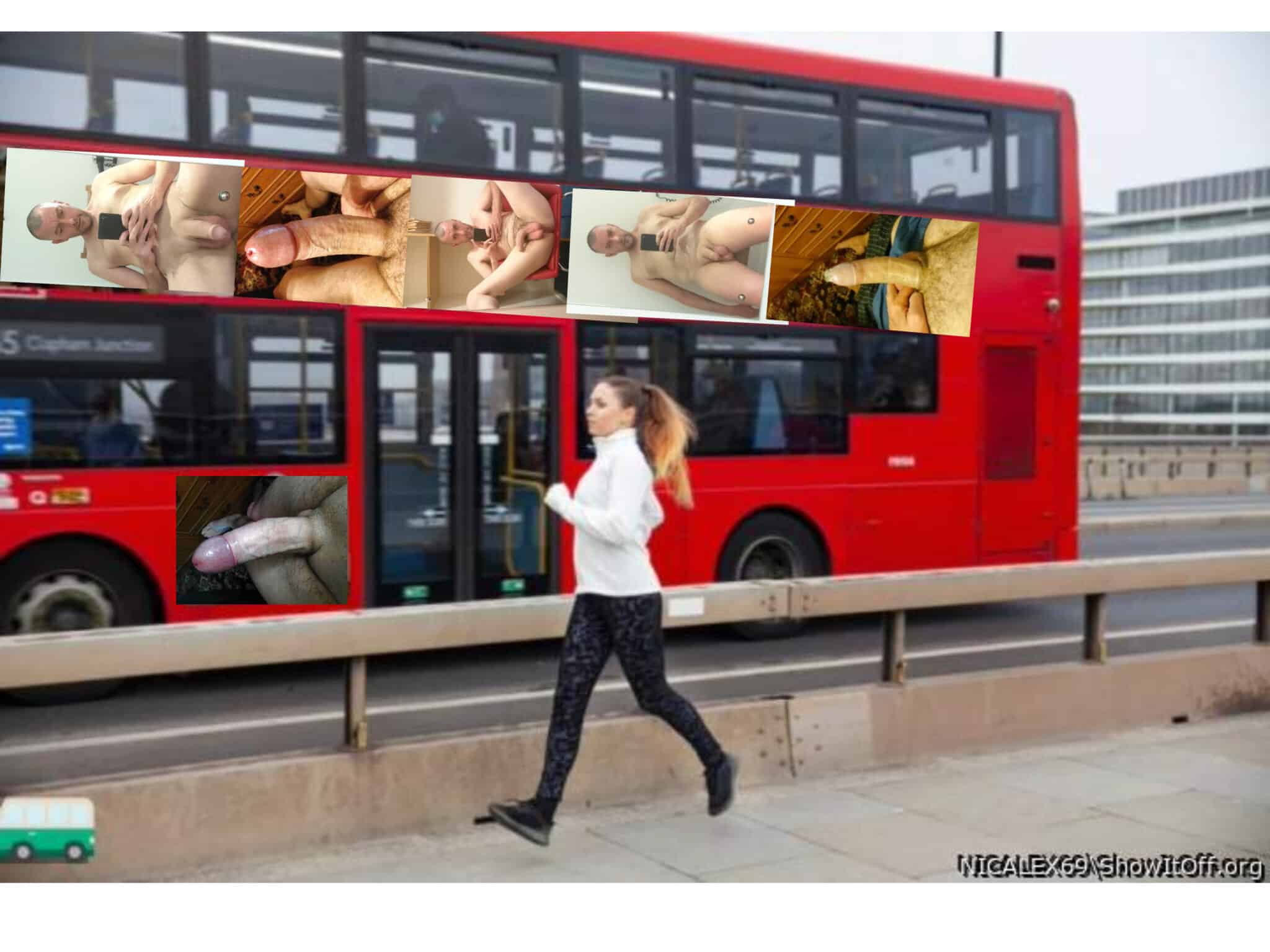 flashing balls dick teaction - Cock on the bus! Wow what a great idea! - Dick Flash Pics