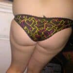 Mature ass on display!