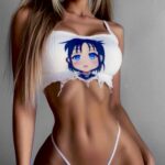 Sexy girl with firm boobs