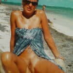 Beach Babe Flashes Her Assets in Broad Daylight