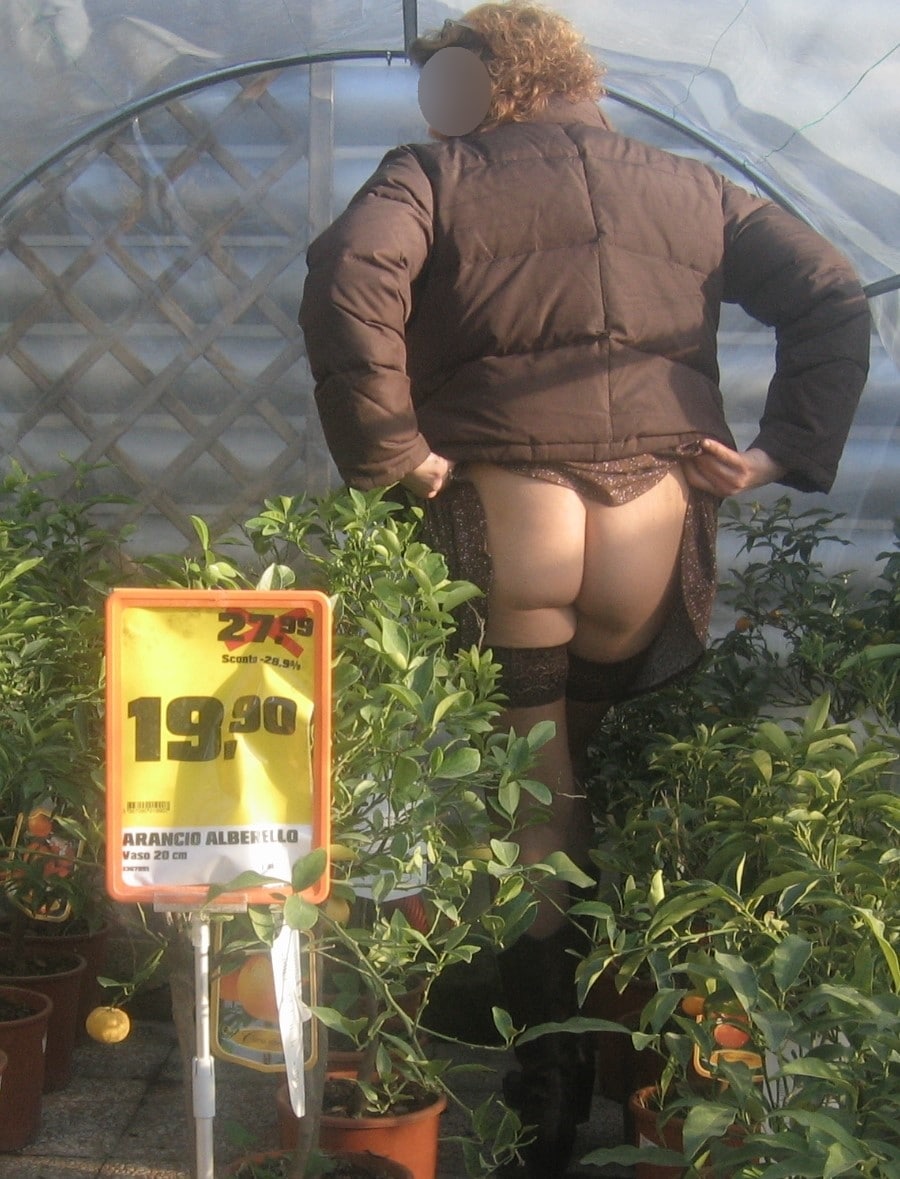 teen nude pics voyeur - Curvy MILF Flashes Her Bare Ass in Public Greenhouse A curvy MILF flashes her bare ass in a greenhouse, wearing a brown puffer jacket and black lace thong pulled down to mid-thighs, surrounded by potted ci... - Ass Flash Pics