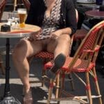 Parisian Indulgence: Mature Couple’s Outdoor Escapade