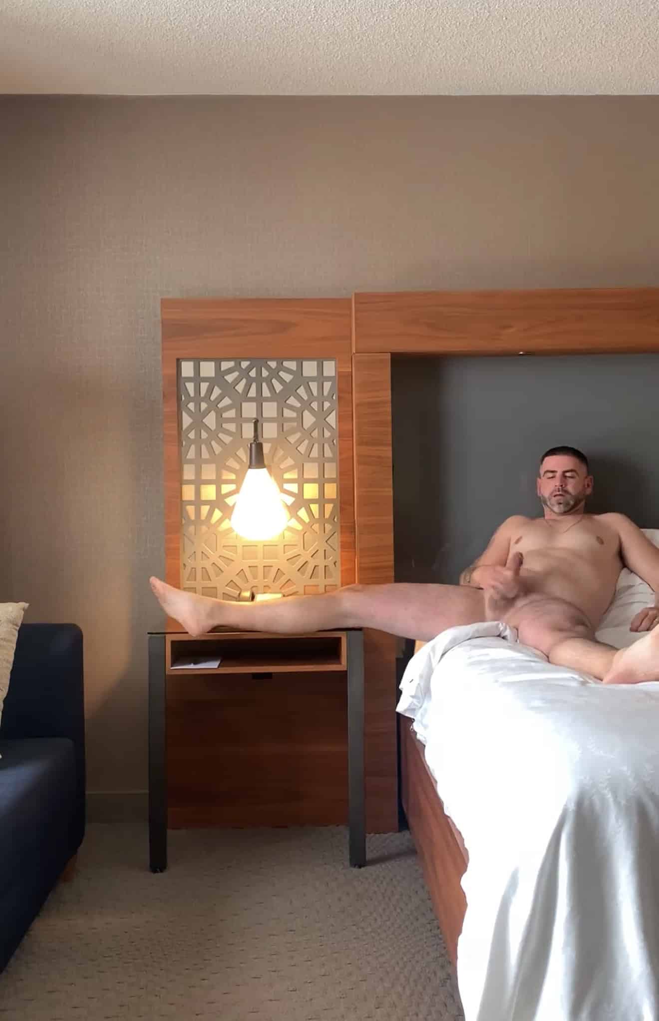 flash nude - Caught in the Act: Voyeur’s Delight with a Muscular Amateur A muscular man masturbating in a bedroom setting, fully nude and unaware of being watched. Voyeur's delight with a real amateur. - Dick Flash Pics