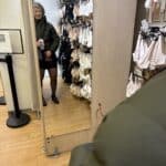Retail Fitting Room: Mature MILF Flash