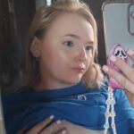 Blonde Bombshell Flashes Her Massive Melons