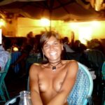 Curvy MILF Flashes Her Assets Under the Stars