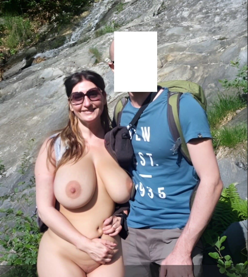 mzansi teacher naked nude exposed by boyfriend pics - Mature Couple’s Public Display: A Bold Flash A mature woman flashes her huge tits and shaved pussy outdoors, standing close to a man in a rocky, green setting. Her playful smile and the man's possessive... - Bitch Flashing Pics