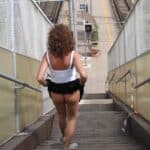 Who’s That Bitch Flashing Her Ass in the Railway Station?