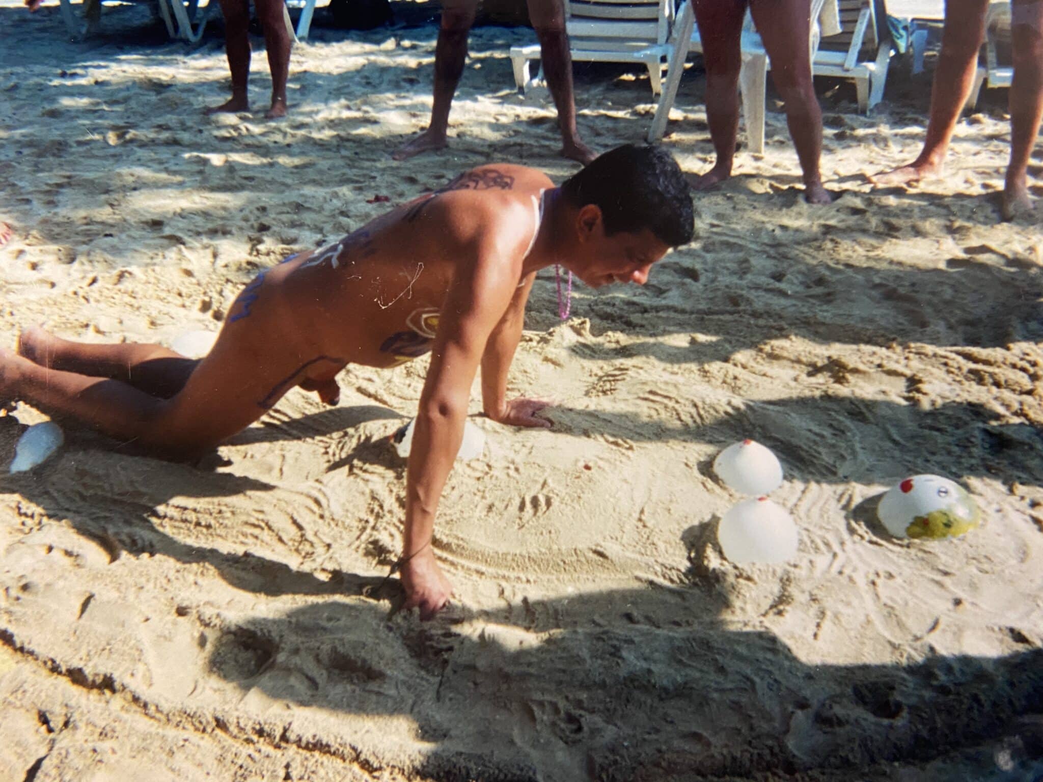 very big ass xxx phot - Beach Babe Flashes Her Ass in Thong Bikini A woman in a thong bikini kneels on a beach, her ass exposed, playing with balls on the sand. Her confidence is palpable as she engages in a casual, outdoor ... - Dick Flash Pics