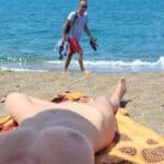 Malene’s Beach Bounty: A Nude Sunbathing Adventure