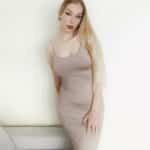 Blonde Hotwife Teases in Tight Dress