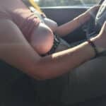 Teen Bitch Flashes Her Boobs in Public