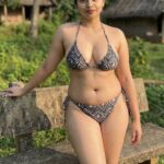 MILF Umma Nayak Flashes Curves in Rustic Outdoors