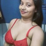 MILF’s Playful Tease: Red Lace Reveal