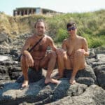 Nudist Couple Boldly Displaying Themselves on City Beach