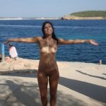 Patrizia’s Coastal Nude Flash