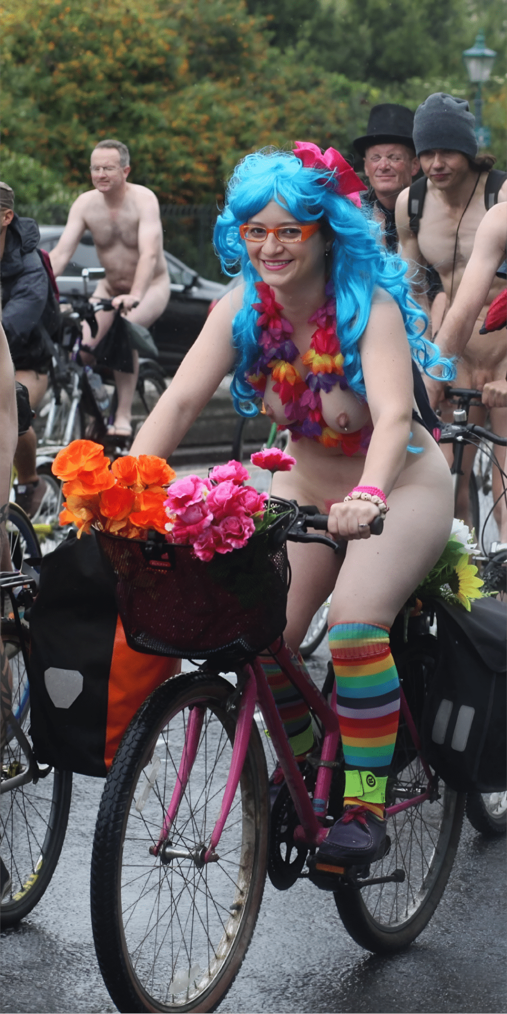 juicy butt nude photographer sex - Street Nudity: A Bold Display of Freedom A woman rides a pink bike nude, confidently smiling, during a naked bike ride event. The scene is a bold display of public nudity and freedom. - Bitch Flashing Pics