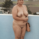 Rural Rooftop: BBW Ass Flash