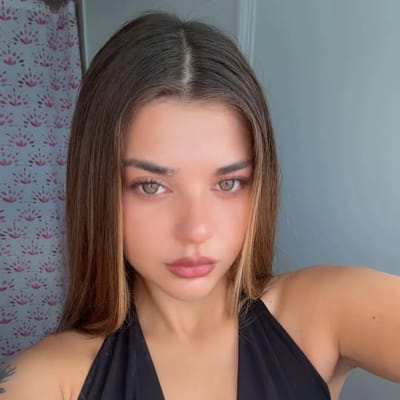 Kylie exploring her Small Boobs with shy energy